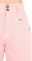 Thumbnail for your product : Alberta Ferretti High Waist Cotton Denim Jeans