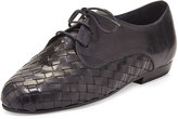 Thumbnail for your product : Sesto Meucci Naxos Woven Leather Oxford, Navy