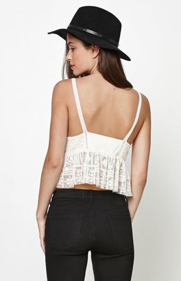 Somedays Lovin On The Road Lace-Up Cropped Top
