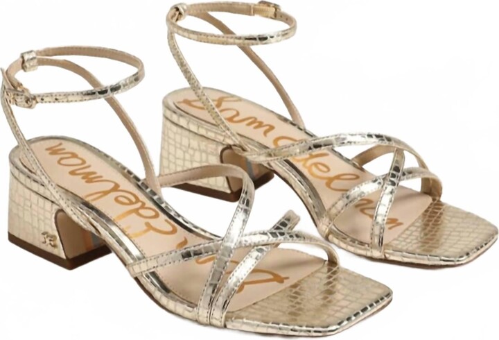 Sam Edelman Women's Whitley Sexy Ankle Strap In Gold