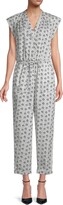 Thumbnail for your product : Rebecca Minkoff Vera Print Drawstring Jumpsuit