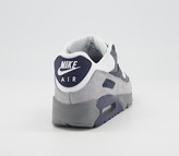 Thumbnail for your product : Nike Air Max 90 Trainers White Neutral Indigo Smoke Grey Neutral Grey