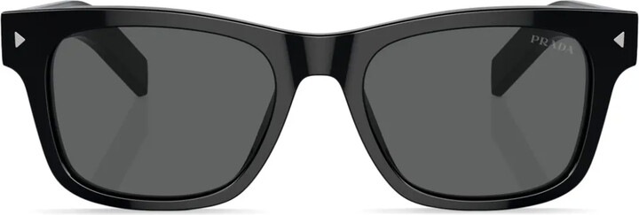 Prada Eyewear Logo-Engraved Square-Frame Sunglasses