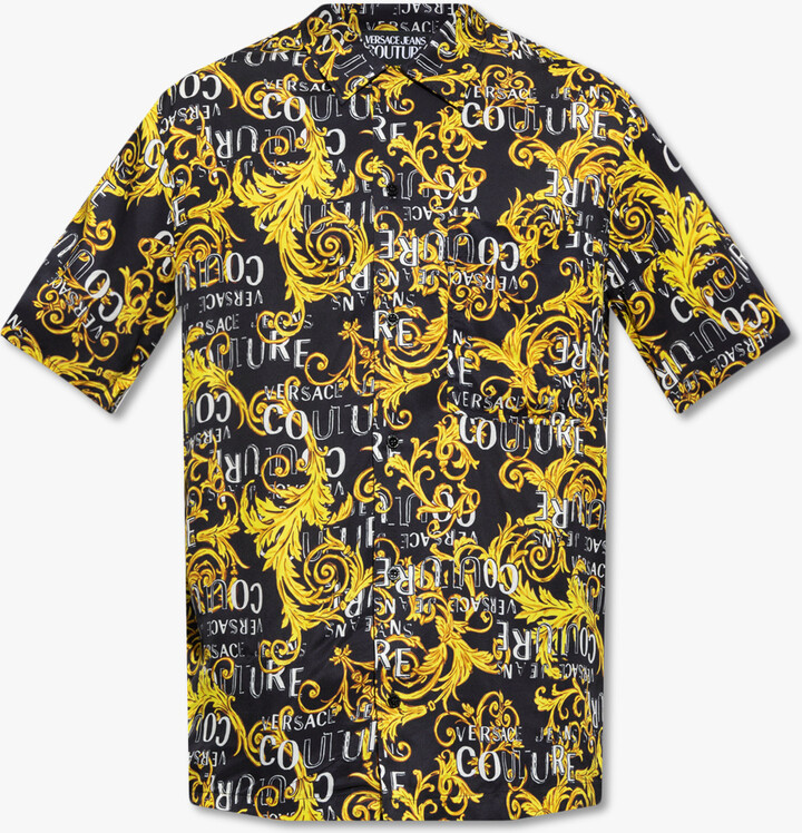 Versace Men's Yellow Shirts | ShopStyle