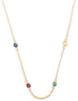 Thumbnail for your product : Alison Lou Sapphire, Ruby, Emerald & Gold Twister Necklace - Womens - Yellow Gold