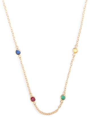 Alison Lou Sapphire, Ruby, Emerald & Gold Twister Necklace - Womens - Yellow Gold