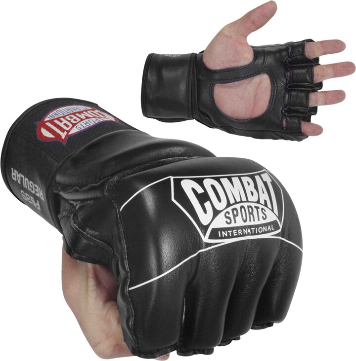 Combat Sports Pro Style MMA Gloves, Men's, Large, Black