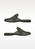 Thumbnail for your product : Moreschi Antonio - Black Nappa Leather Classic Slippers