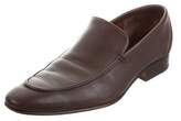 Thumbnail for your product : Gucci Pointed-Toe Leather Loafers