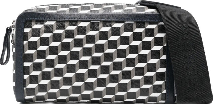 Pierre Hardy Geometric-Print Clutch Bag