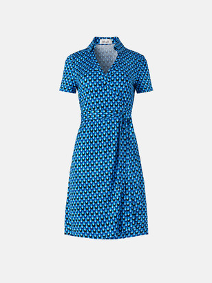 dvf new jeanne two silk jersey wrap dress
