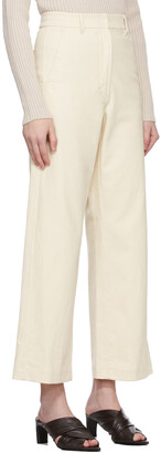 S Max Mara Off-White Sesto Trousers