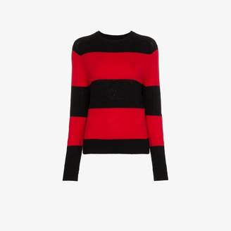 RE/DONE Striped Long Sleeve Crew Neck Jumper