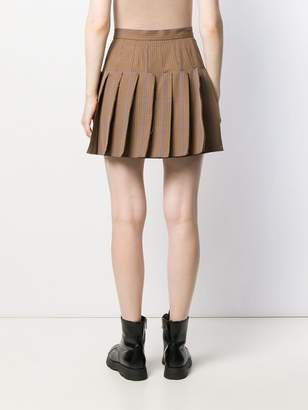 Vivienne Westwood check pleated mini skirt