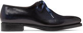Thumbnail for your product : Santoni Uniqua Zero-Cut Leather Oxford Shoes