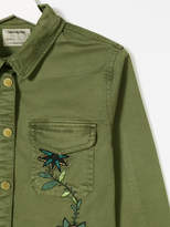 Thumbnail for your product : Zadig & Voltaire Kids embroidered flower shirt