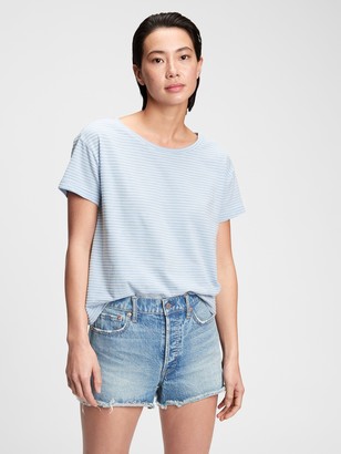 Gap Relaxed Striped Cropped Top