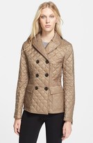 Thumbnail for your product : Burberry 'Marriford' Diamond Quilt Jacket