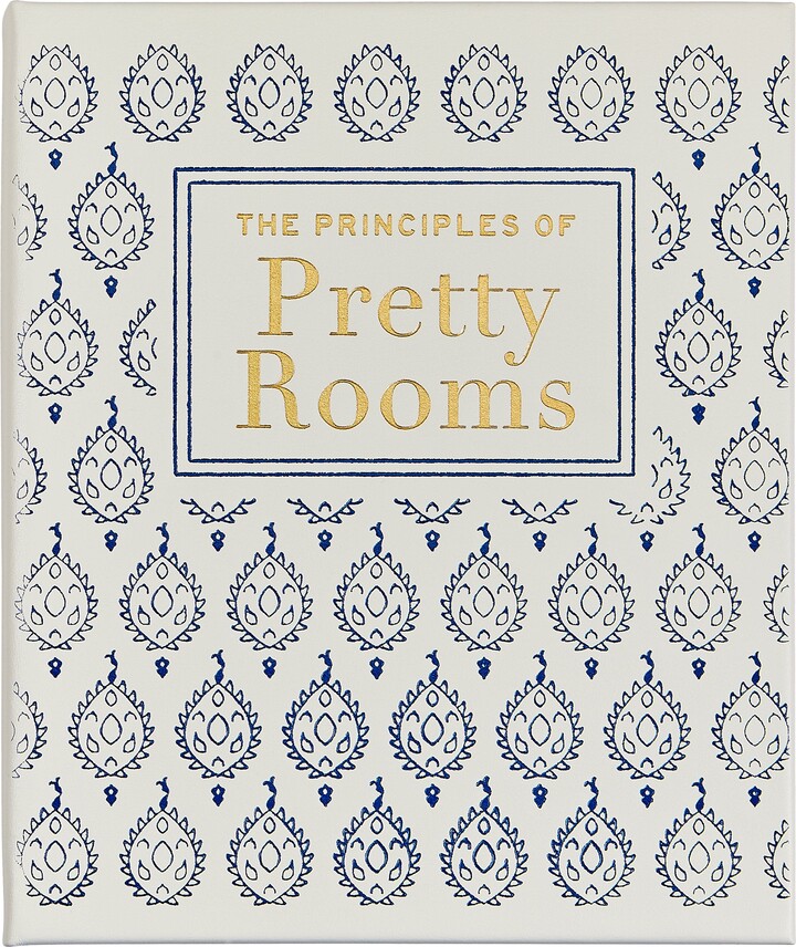 Graphic Image The Principles of Pretty Rooms Leather Coffee Table Book
