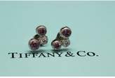 Thumbnail for your product : Tiffany & Co. Platinum 0.08tcw Diamond & 0.48ct. Pink Sapphire Bubble Earrings
