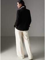 Thumbnail for your product : Burberry Slim Fit Topstitch Detail Wool Tailored Jacket