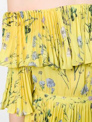 Self-Portrait layered floral maxi dress