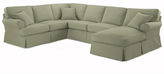 Thumbnail for your product : JCPenney FURNITURE PRIVATE BRAND Friday Twill 4-pc. Slipcovered Chaise Sectional