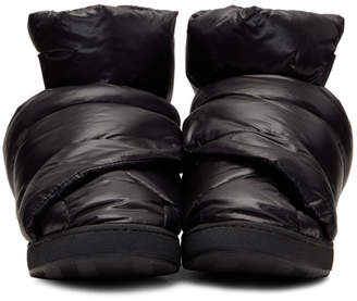 Moncler C Black Puffer High-Top Sneakers