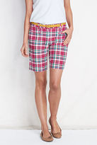 Thumbnail for your product : Lands' End "Women's Petite Fit 2 9"" Madras Shorts