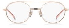 HUGO BOSS Optical frames with rose-gold finish and forked details
