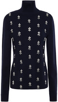Thumbnail for your product : Paco Rabanne Crystal-embellished Merino Wool Turtleneck Sweater