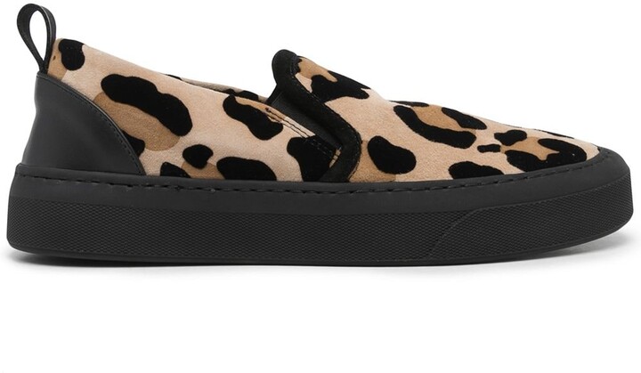 Leopard Print Slip On Sneakers | Shop the world's largest 
