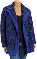 Thumbnail for your product : Old Navy Women's Plus Patterned Open-Front Cardis