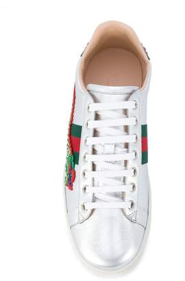 Gucci Ace dragon embroidered sneakers