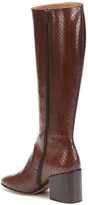 Thumbnail for your product : Dries Van Noten Embossed leather boots