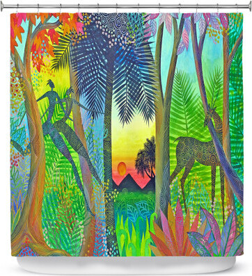 East Urban Home Twilight Single Shower Curtain