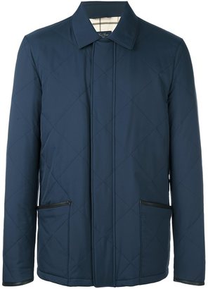Loro Piana quilted effect buttoned jacket