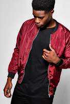 Thumbnail for your product : boohoo MA1 Bomber With Back Print