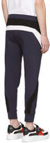 Thumbnail for your product : Neil Barrett Navy and Black Stripe Lounge Pants