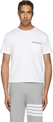 Thom Browne White Pocket T-Shirt