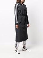 Thumbnail for your product : adidas Originals three-stripe trench coat