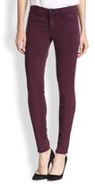 Thumbnail for your product : J Brand Luxe Sateen Mid-Rise Skinny Jeans