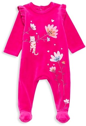 Catimini Baby Girl's Ruffle Footed Pajamas