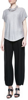 Thumbnail for your product : Eileen Fisher Lantern Wide-Leg Ankle Pants, Women's