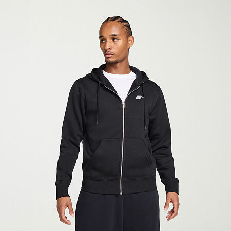 Nike Club Fleece Mens Long Sleeve Zipper Active Hoodie
