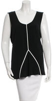 Thumbnail for your product : Roland Mouret Sleeveless Scoop Neck Top