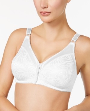 Bali Double Support Front-Close Embroidered Bra DF1003