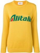 Thumbnail for your product : Alberta Ferretti Alitalia knit sweater