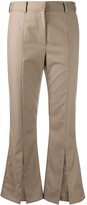 Thumbnail for your product : Rokh Front Slits Cropped Trousers