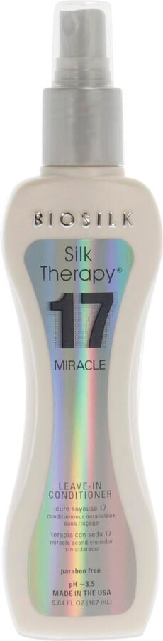 BioSilk Silk Therapy 17 Miracle Leave in Conditioner by for Unisex - 5.64 oz Conditioner